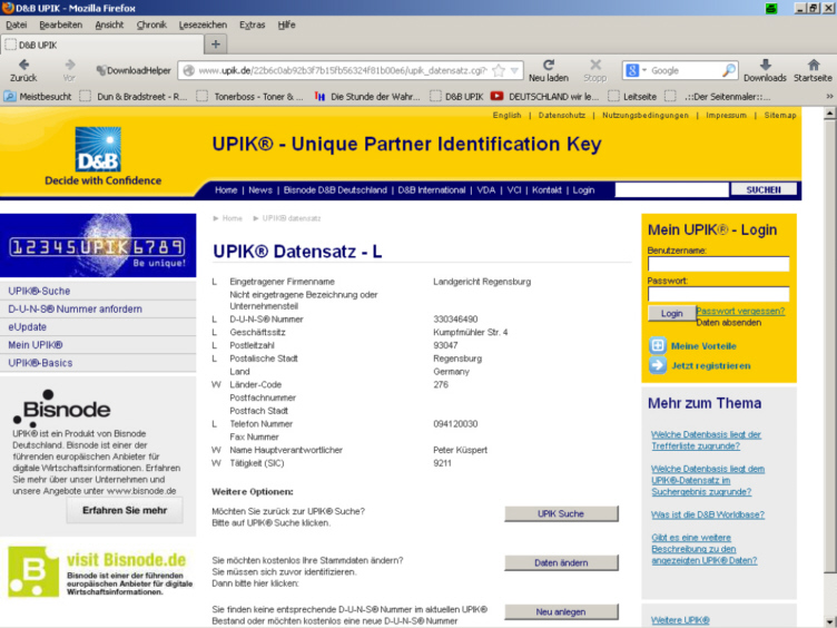 Landgericht Regensburg