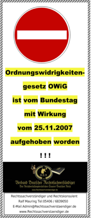 OWiG Ungültig