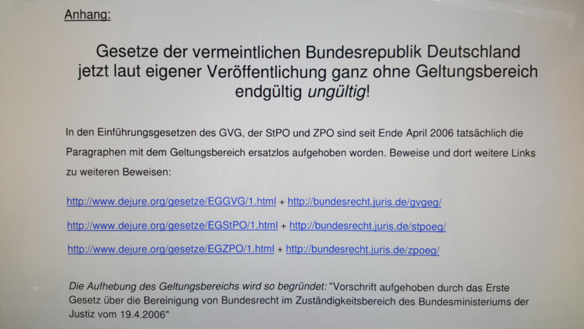 Bereinigungsgesetze Bereinigungsgesetze
