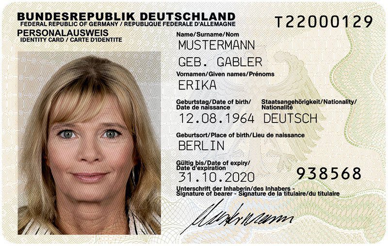 BRD-Personalausweis BRD-Personalausweis