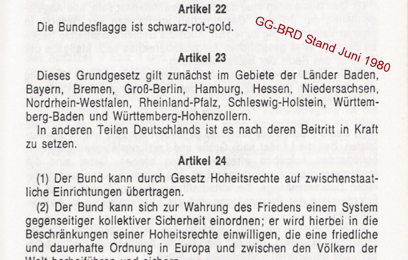 Art. 23 GG - Geltungsbereich Art. 23 GG - Geltungsbereich